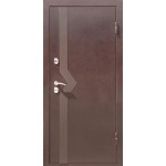 Дверь стальная Цитадель ISOTERMA (медь-венге), 2 замка, сталь 1,5 мм. 