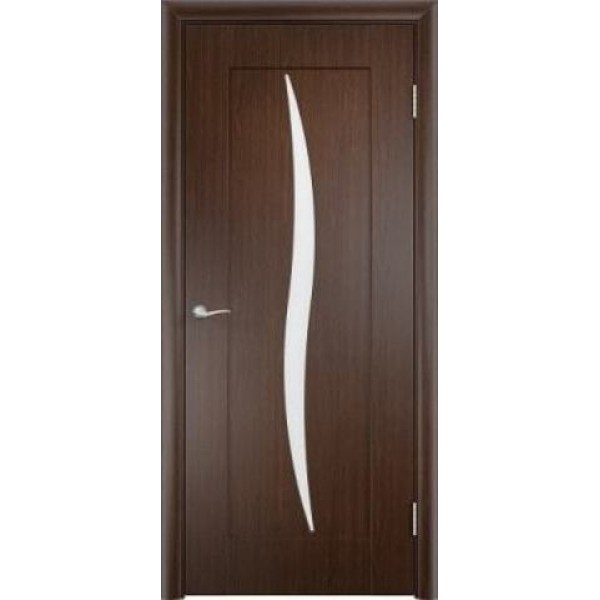 Дверь межкомнатная СТЕФАНИ, (ПВХ, венге),  ВЕРДА